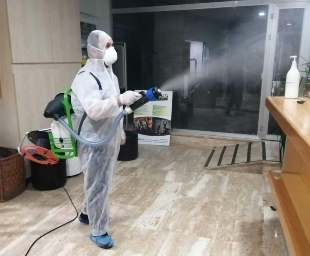 Hotel Phosphorion Istanbul Exterior foto Disinfection of a hospital in Italy